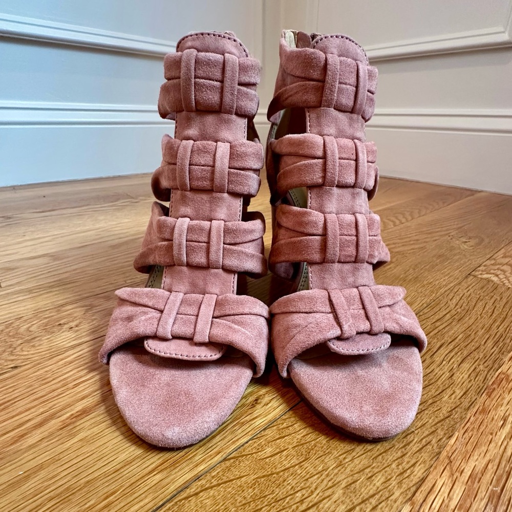 Splendid Nando Suede Sandal Heels